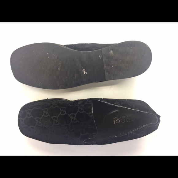 Gucci Black Suede Double G Platform Loafers - Picture 3 of 7